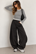 Balloon Pants Black