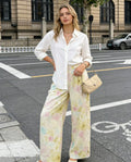 Floral Wide Leg Παντελόνι
