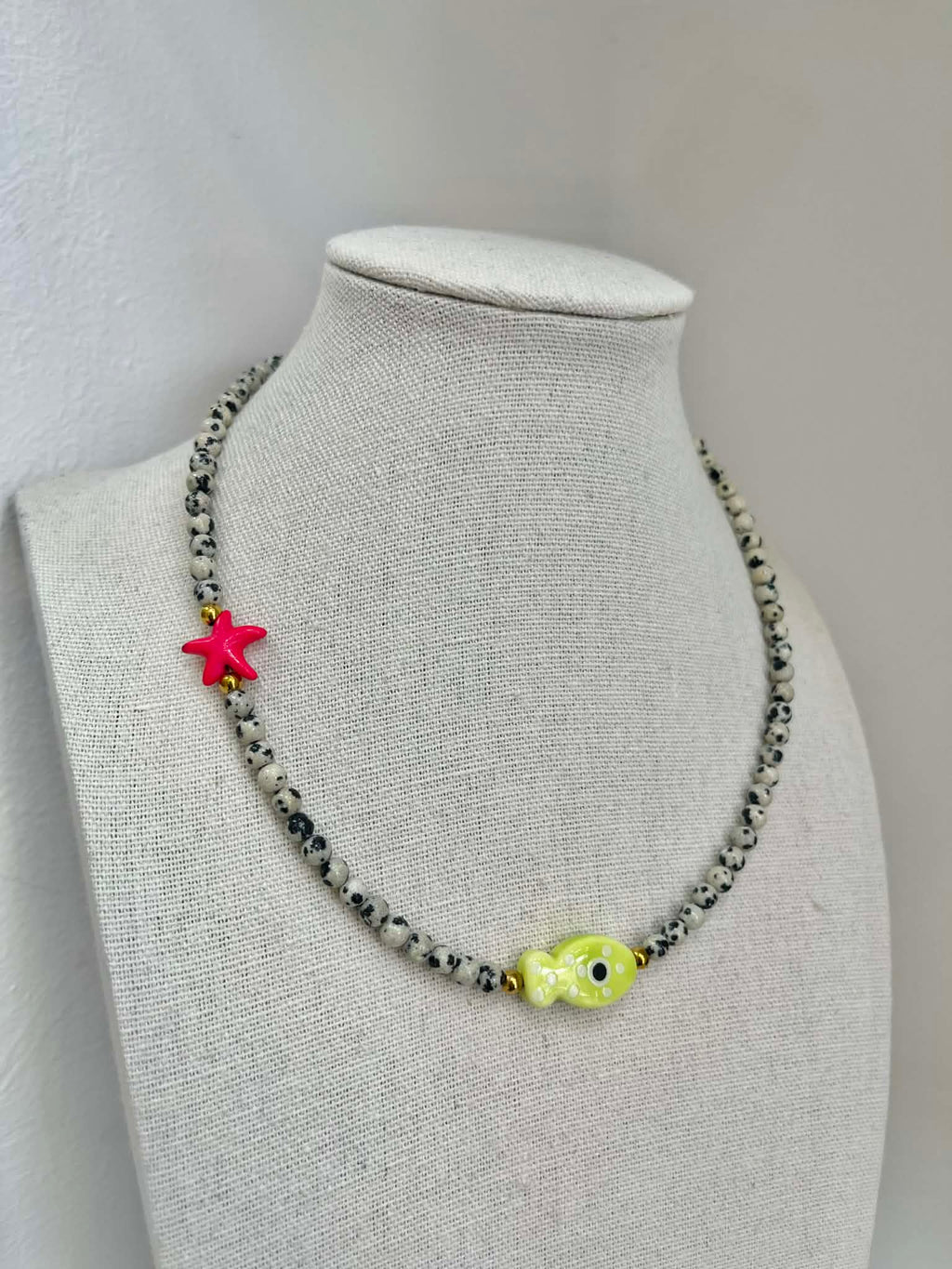 Lime Fish Necklace