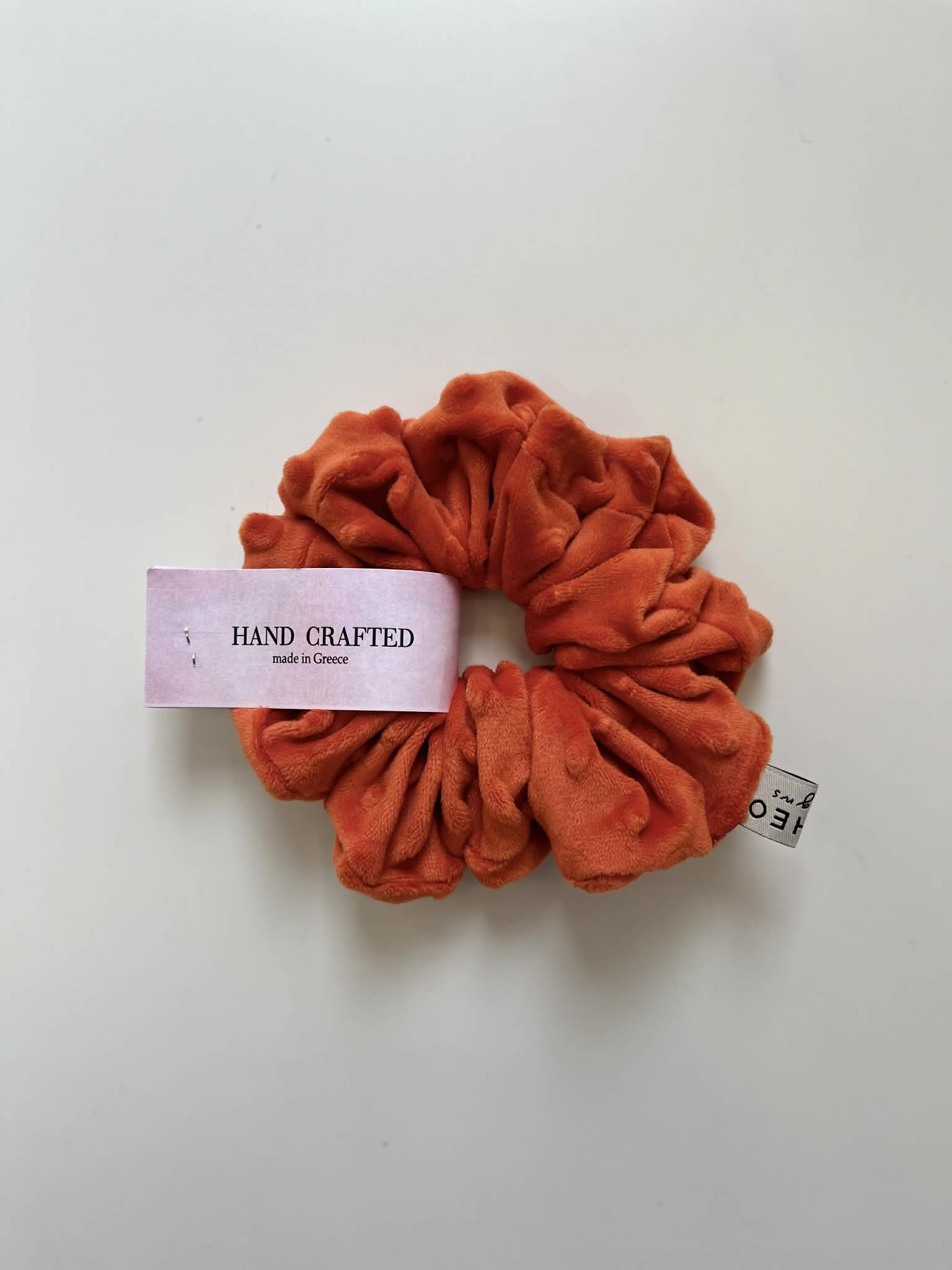 Handmade Scrunchie - Rust