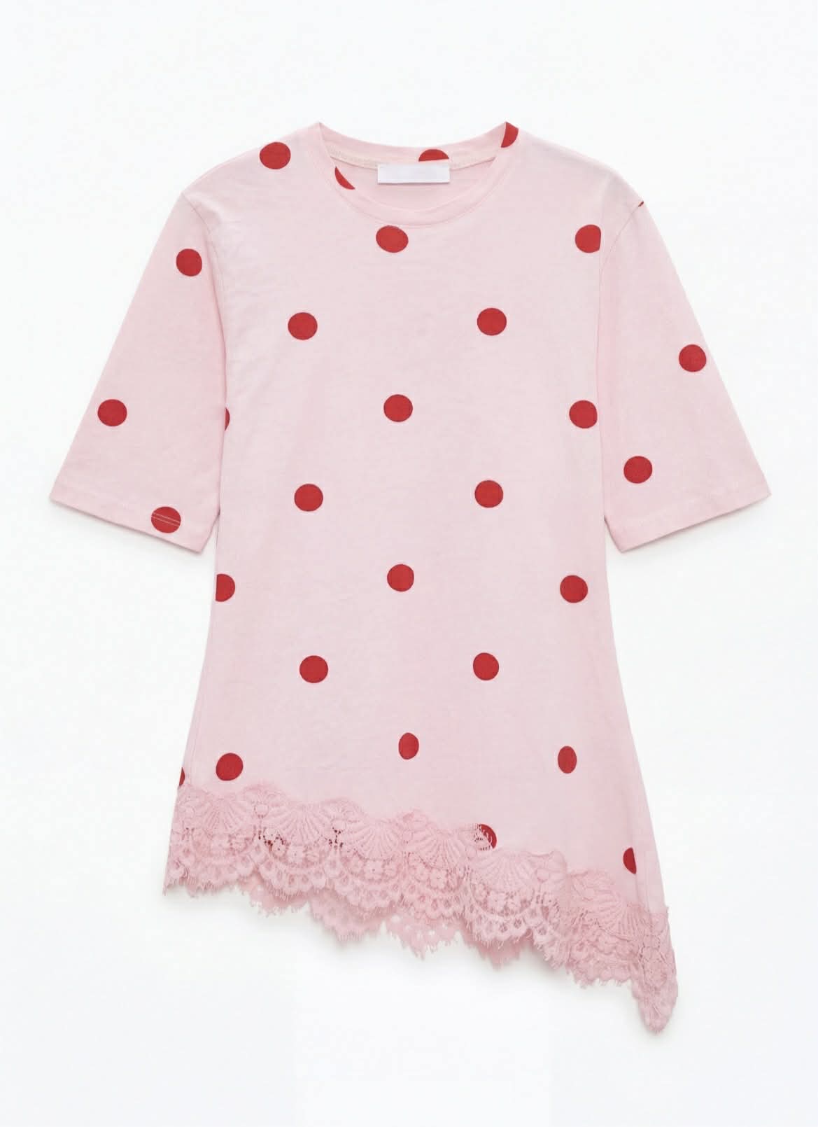 Lumina T-Shirt Polka Dot Pink