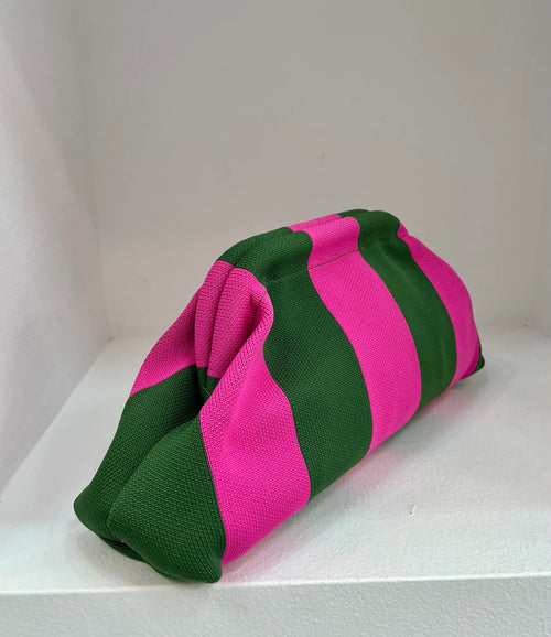 Aura Clutch - Pink / Green