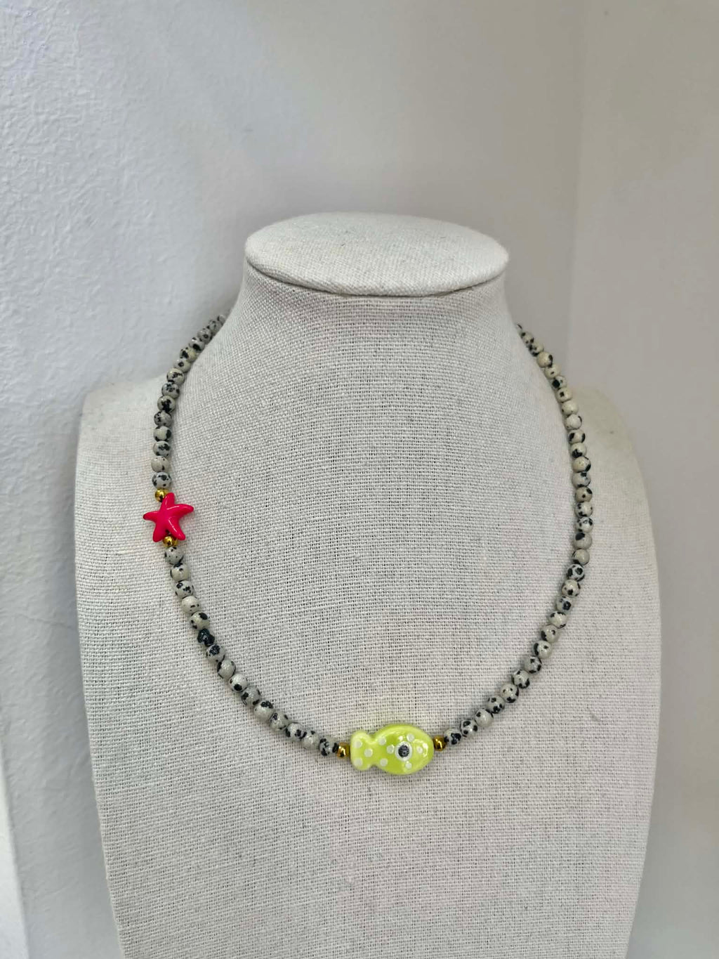 Lime Fish Necklace