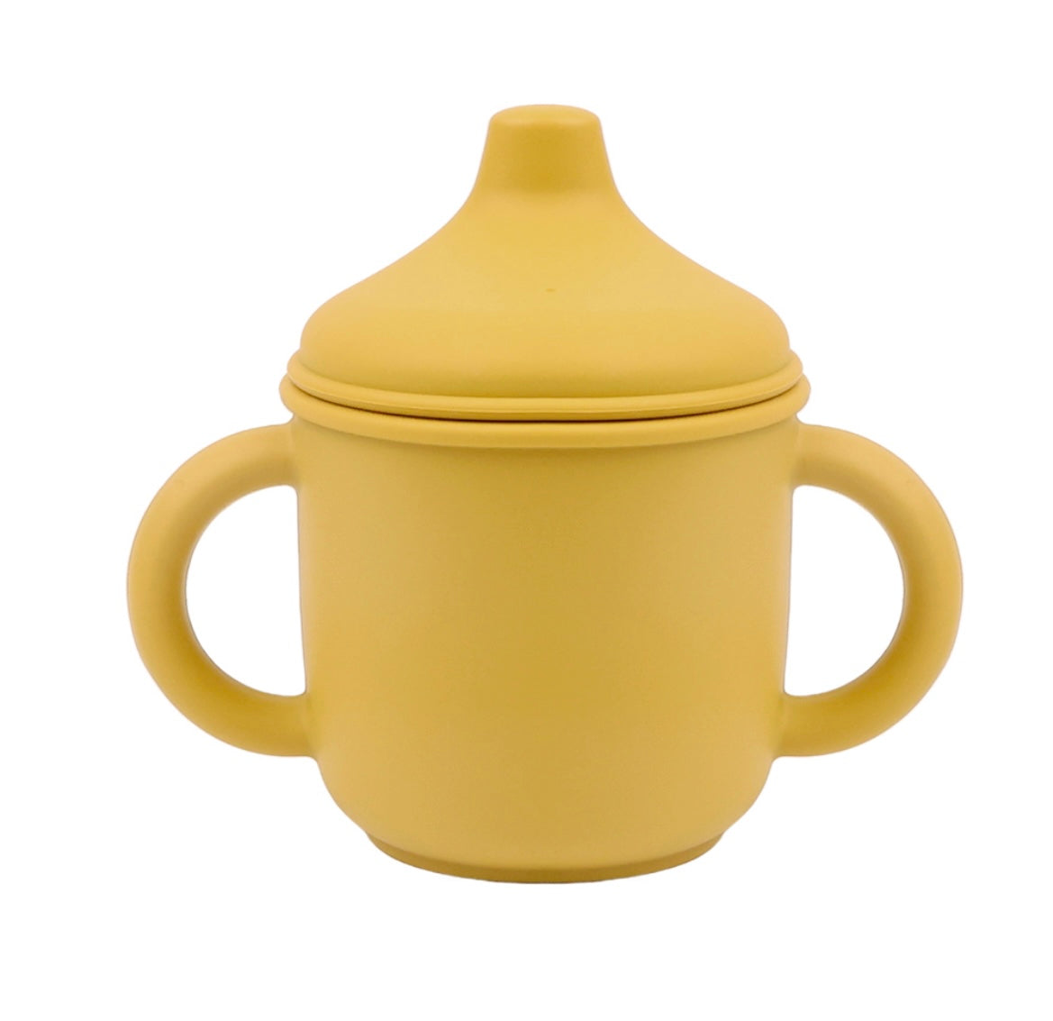 Ποτηράκι Σιλικόνης με πιπίλα 150ml – Mustard