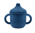 Ποτηράκι Σιλικόνης με πιπίλα 150ml – Navy Blue