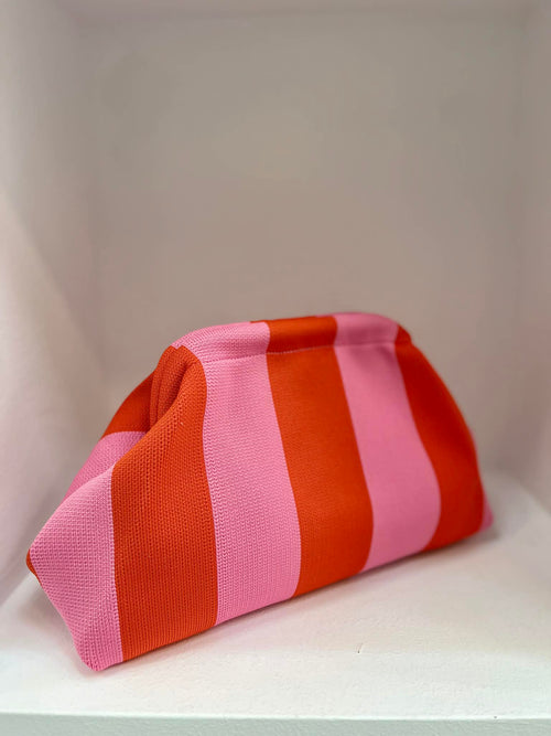 Aura Clutch - Pink / Orange