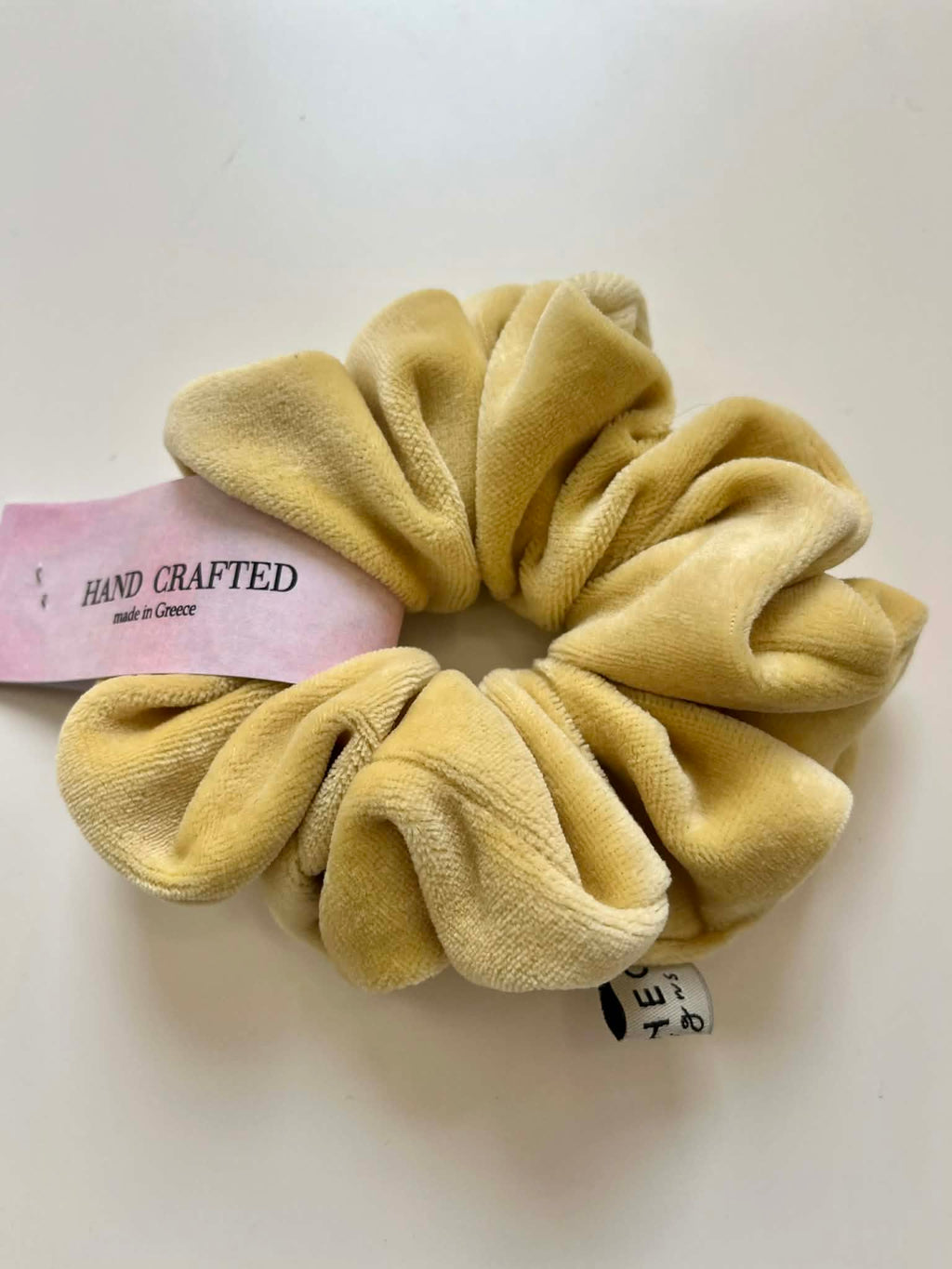 Handmade Scrunchie - Butter