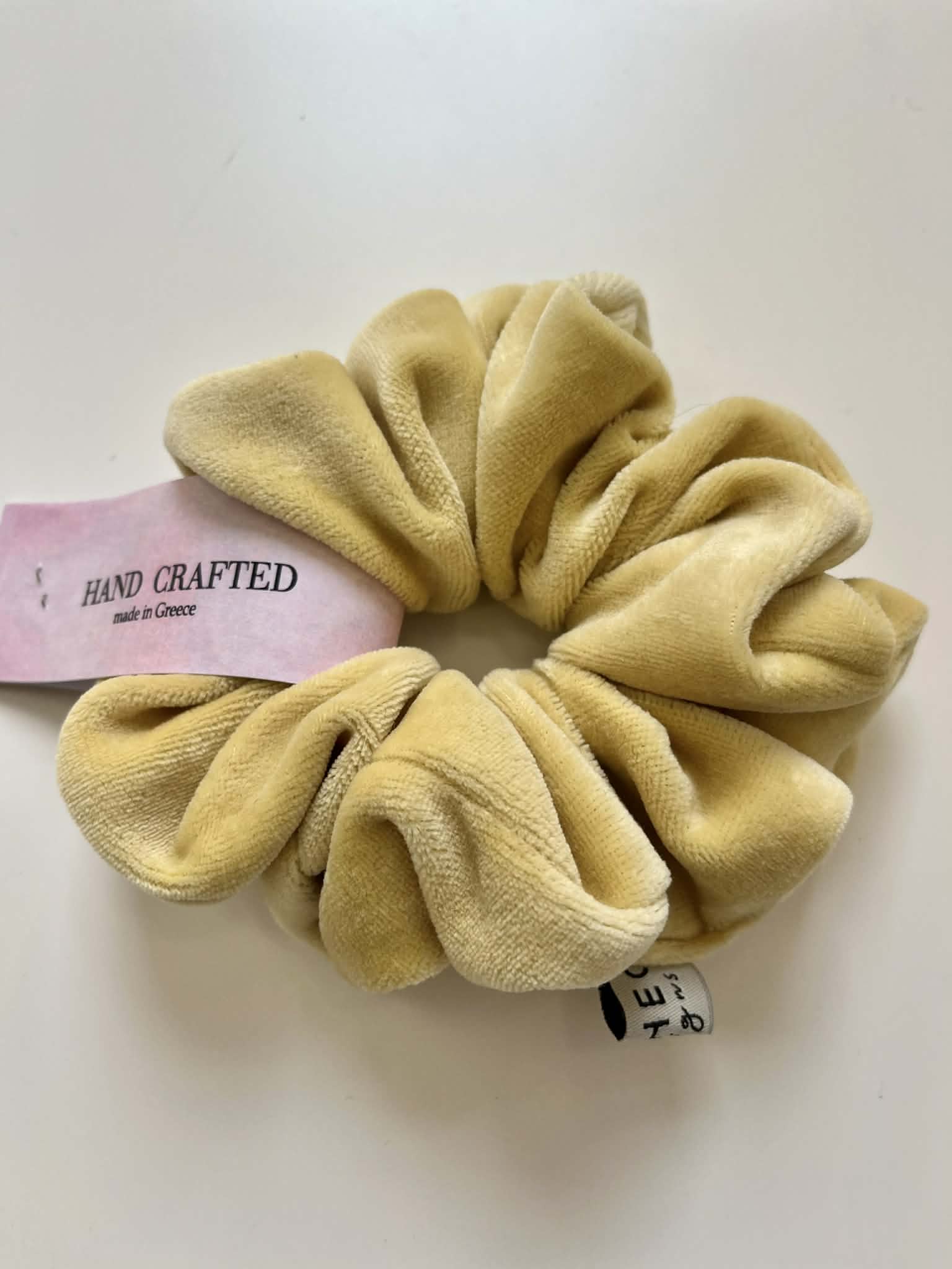 Handmade Scrunchie - Butter