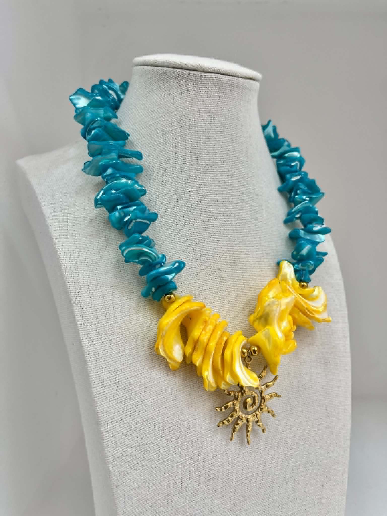 Santorini Sun Necklace