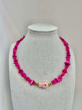 Pink Fish Handmade Necklace