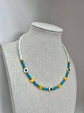 Turquoise Mati Necklace