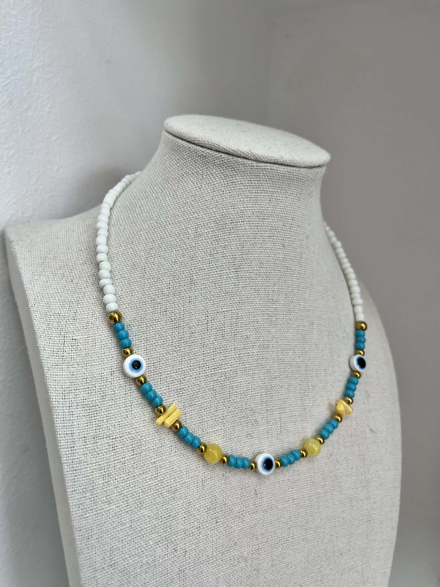 Turquoise Mati Necklace