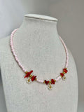 Coral Blossom Necklace