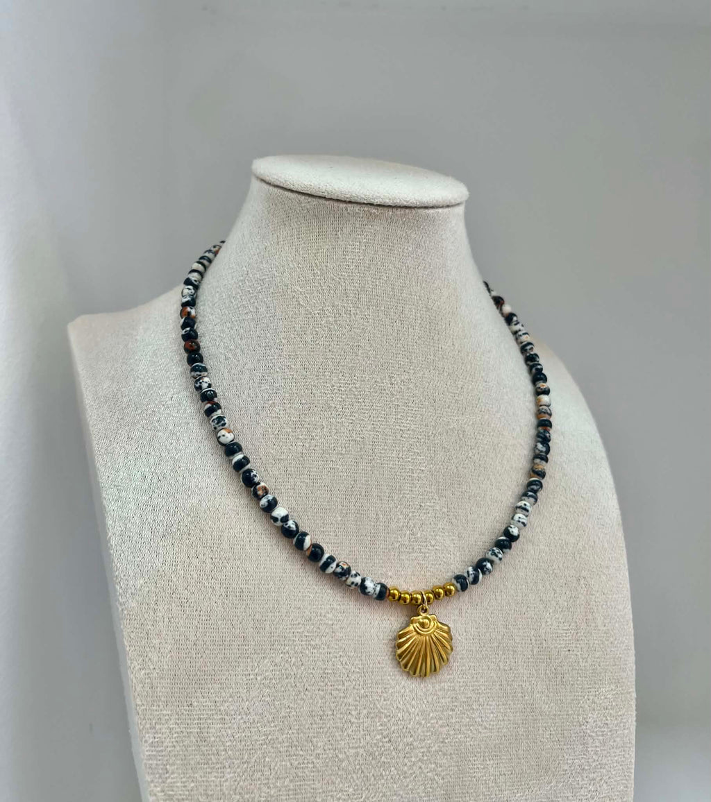 Midnight Shell Necklace