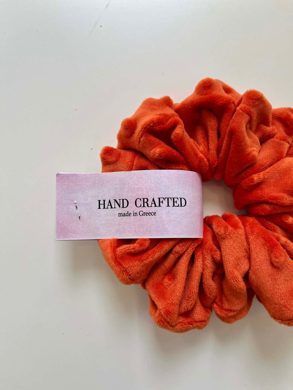 Handmade Scrunchie - Rust