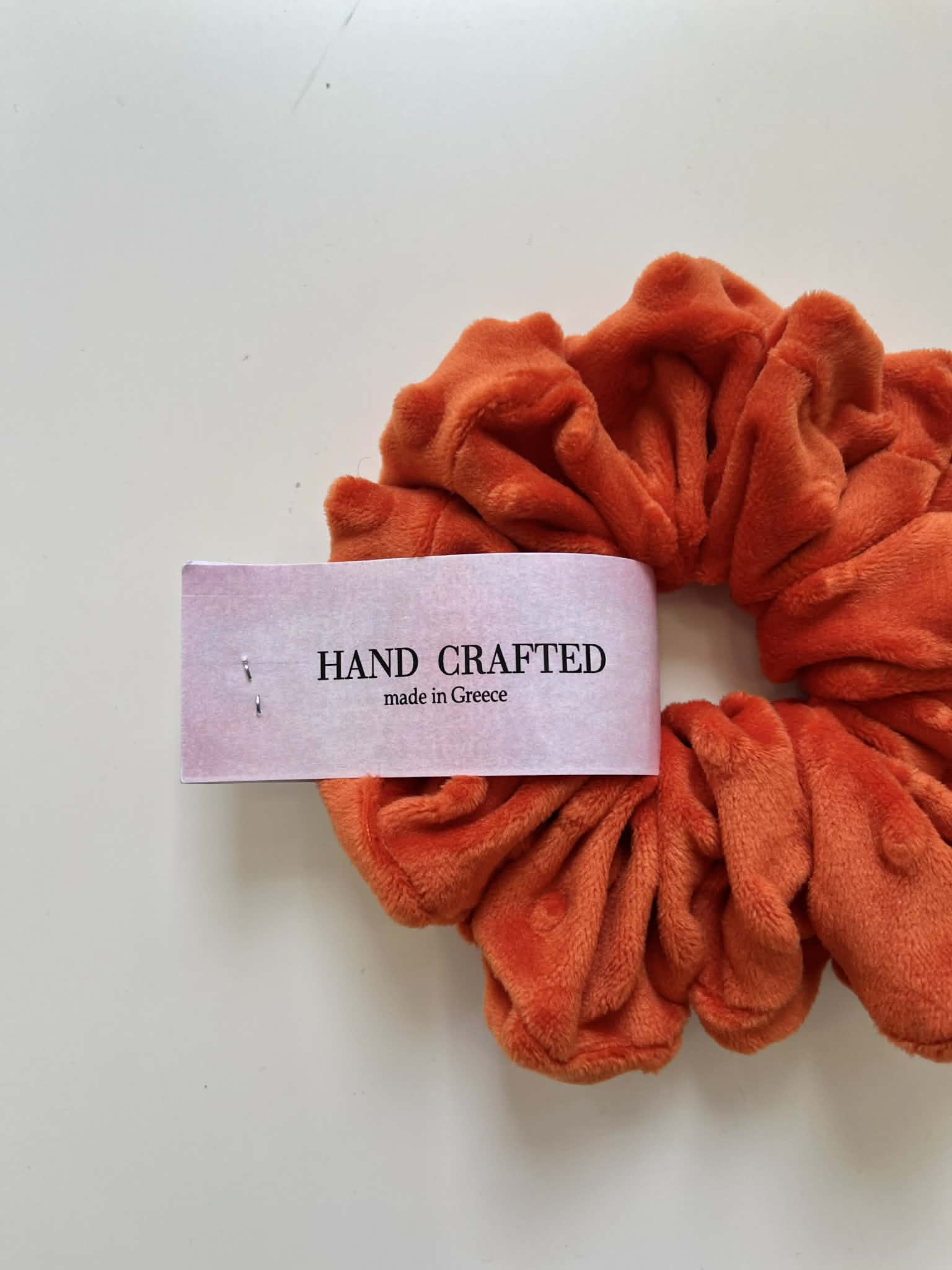 Handmade Scrunchie - Rust